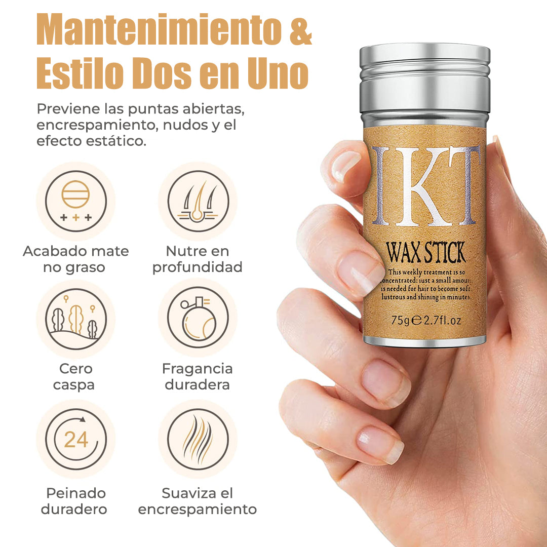 ✨ SilkStick™ – Cera Antifrizz Natural en Barra