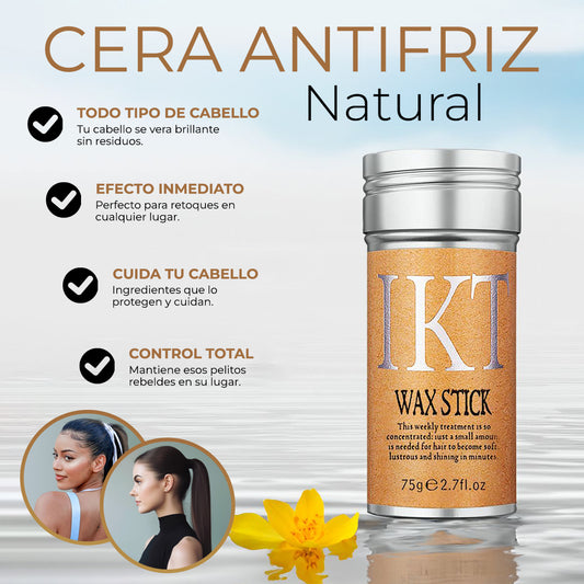 ✨ SilkStick™ – Cera Antifrizz Natural en Barra